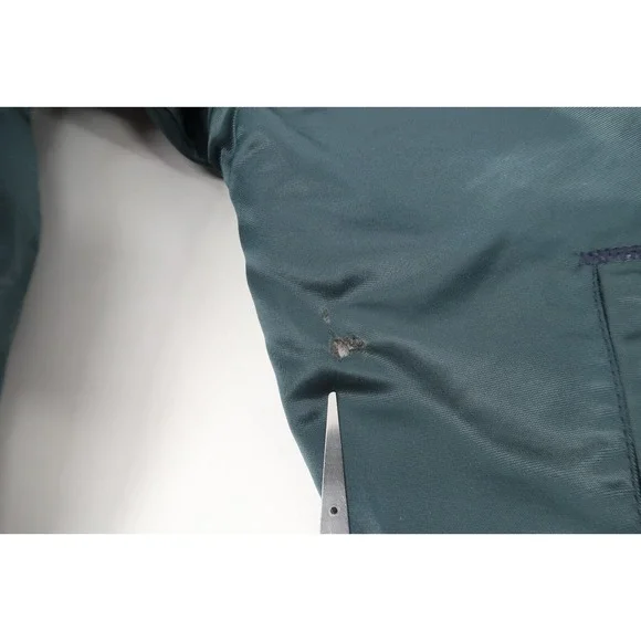 Vintage Auburn Tigers Satin Chalk Line Jacket‎ Retro Bomber 80s Mens Size XL - Picture 6 of 10